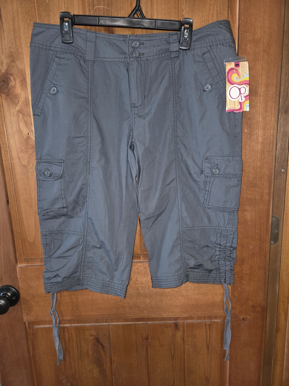 OP Cargo Capri Pants - Slate